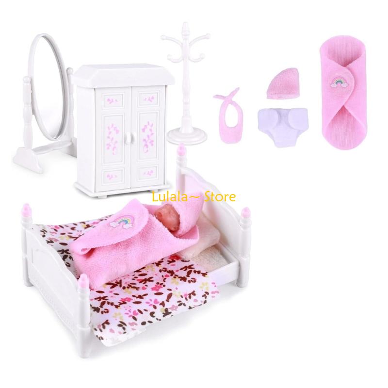 Y4QA 3Inch miniatur boneka bay - Baby Nursery Accessories ulasan dan harga
