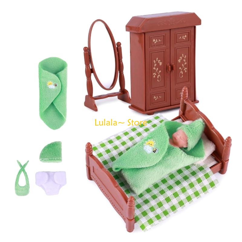 Y4QA 3Inch miniatur boneka bay - Baby Nursery Accessories ulasan dan harga