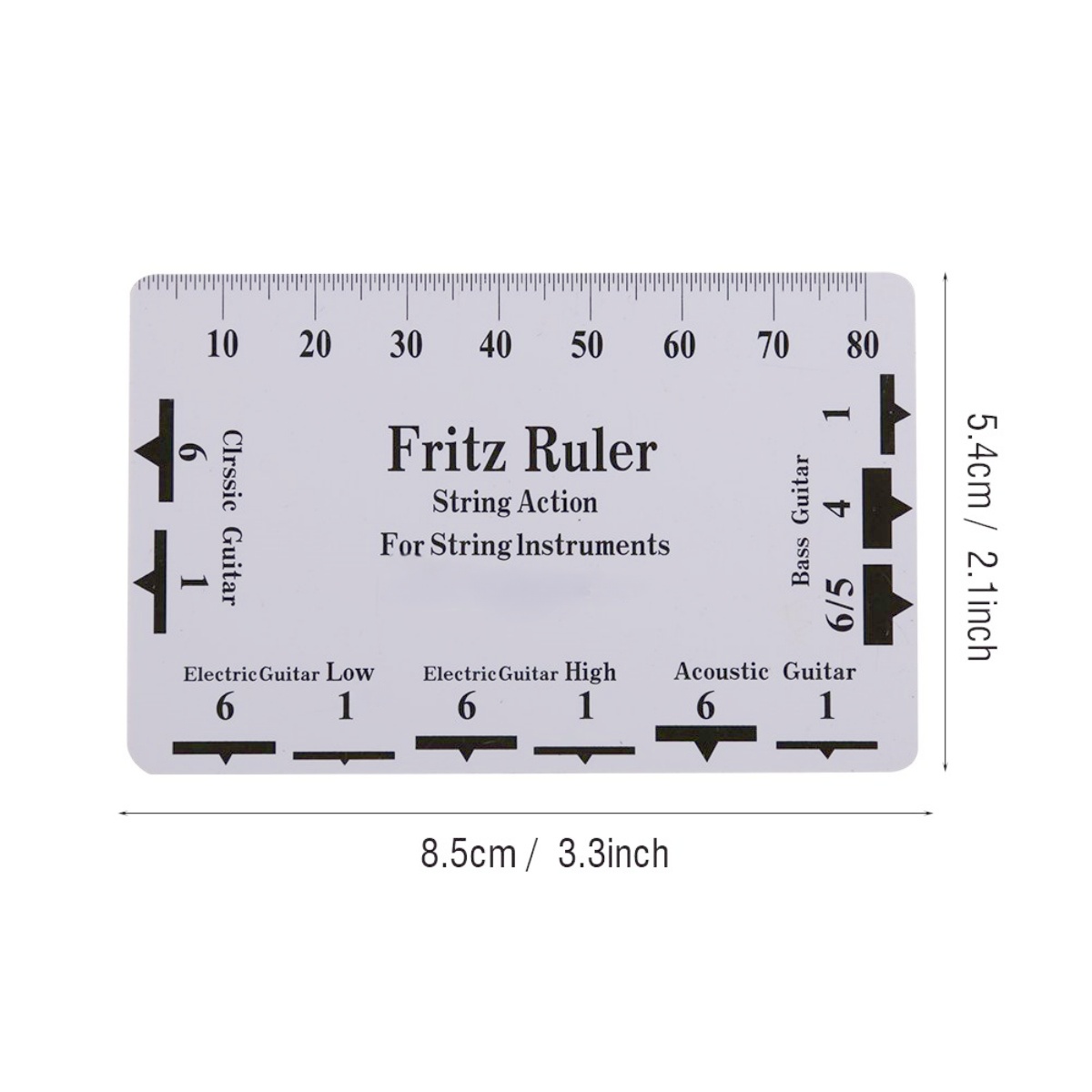 Alat Ukur Tinggi Senar Gitar M - Growth Chart Ruler ulasan dan harga
