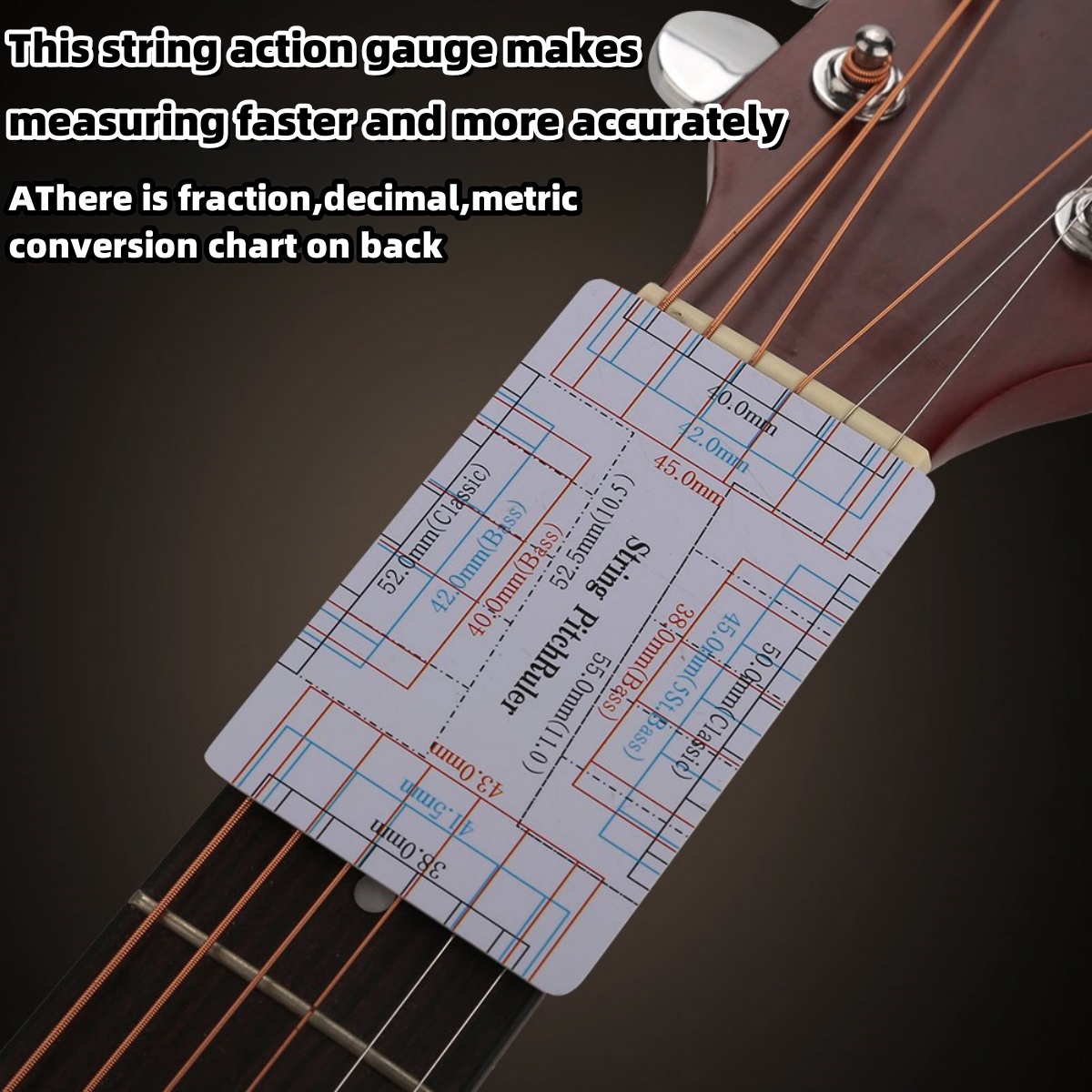 Alat Ukur Tinggi Senar Gitar M - Growth Chart Ruler ulasan dan harga