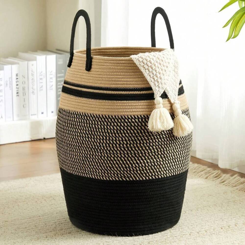 Keranjang Penyimpanan Anyaman  - Storage Basket Fabric ulasan dan harga