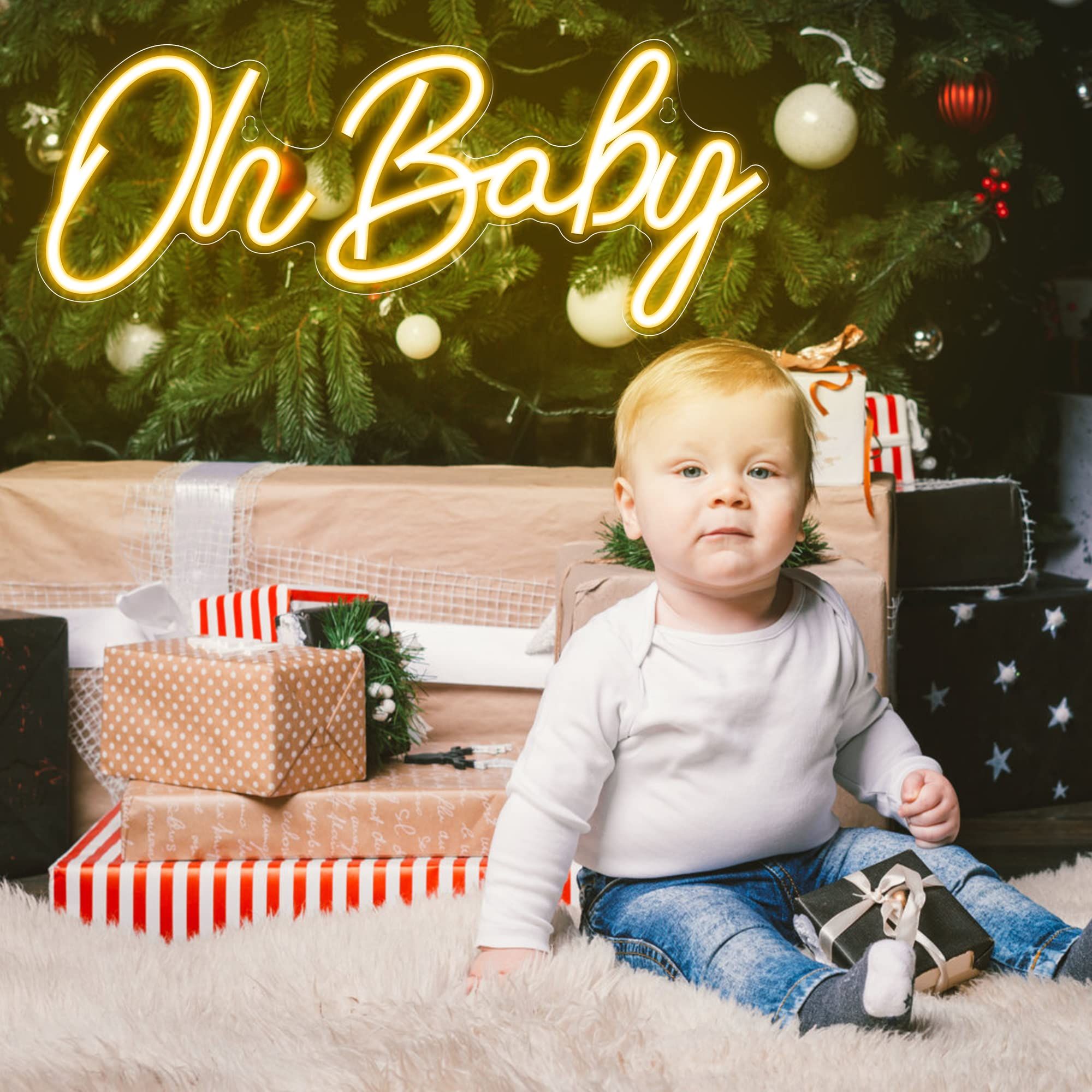 Lampu Neon LED USB Oh Baby, Da - Baby Nursery Wall Lights ulasan dan harga