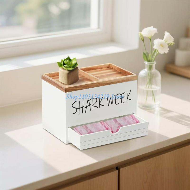 Kotak Penyimpanan Atas Meja Ri - Drawer Dresser White ulasan dan harga