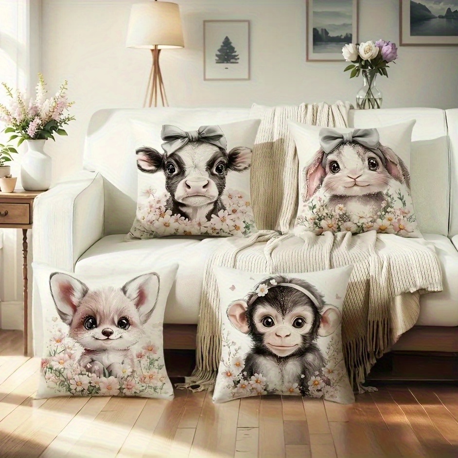 Sarung Bantal Hewan Ternak Bay - Baby Nursery Cushion ulasan dan harga