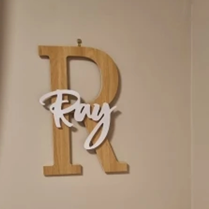 Tanda nama kayu kustom hadiah  - Baby Nursery Sign ulasan dan harga