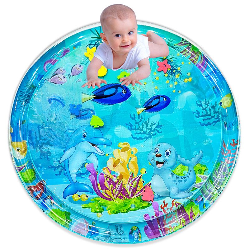 1 buah 100cm tikar air bermain - Baby Nursery Cushion ulasan dan harga