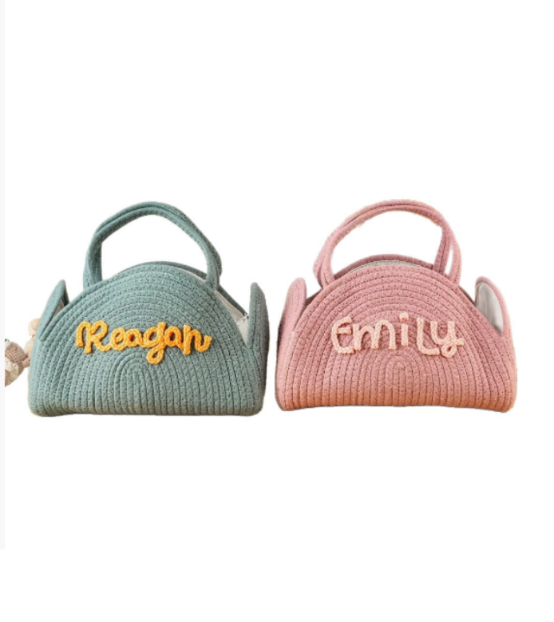 Tas Popok Bayi dari Tali Katun - Storage Basket Fabric ulasan dan harga