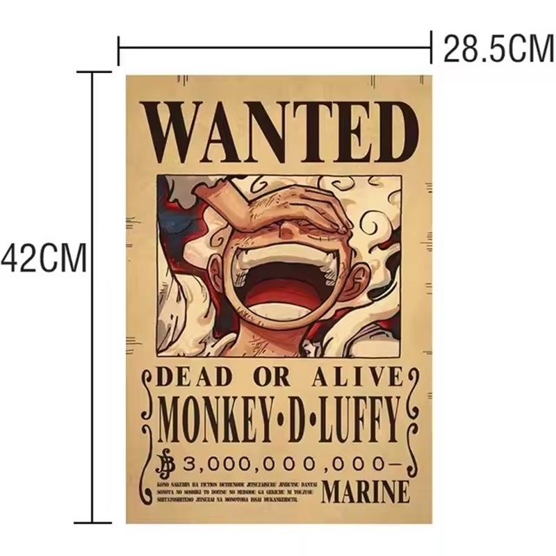 Poster Anime One Piece Bounty  - Baby Nursery Decals ulasan dan harga