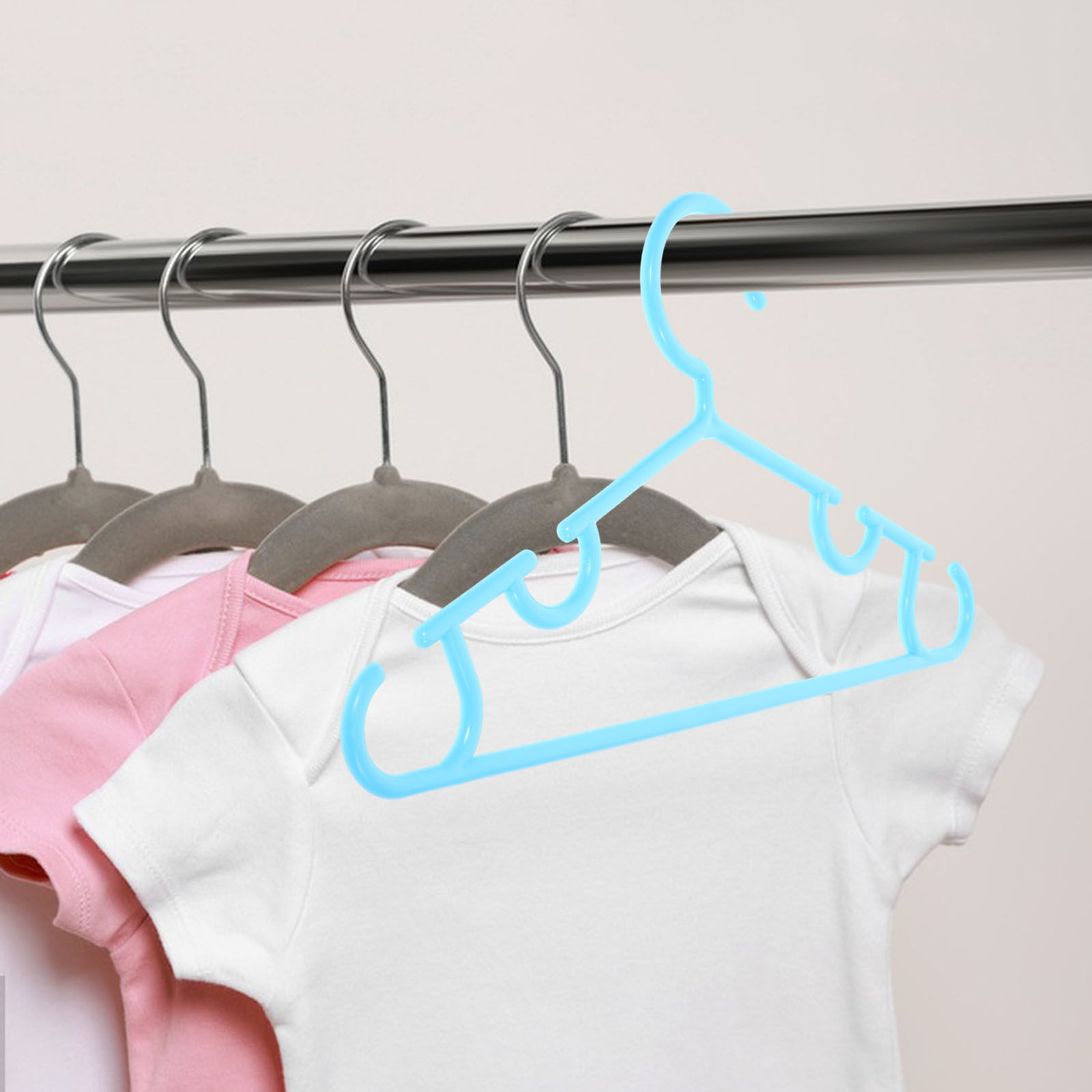 10 Buah Gantungan Baju Bayi Ta - Closet Organizer Baby ulasan dan harga