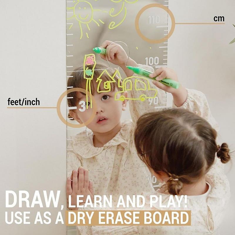 Pengukur tinggi badan anak lak - Growth Chart Ruler ulasan dan harga