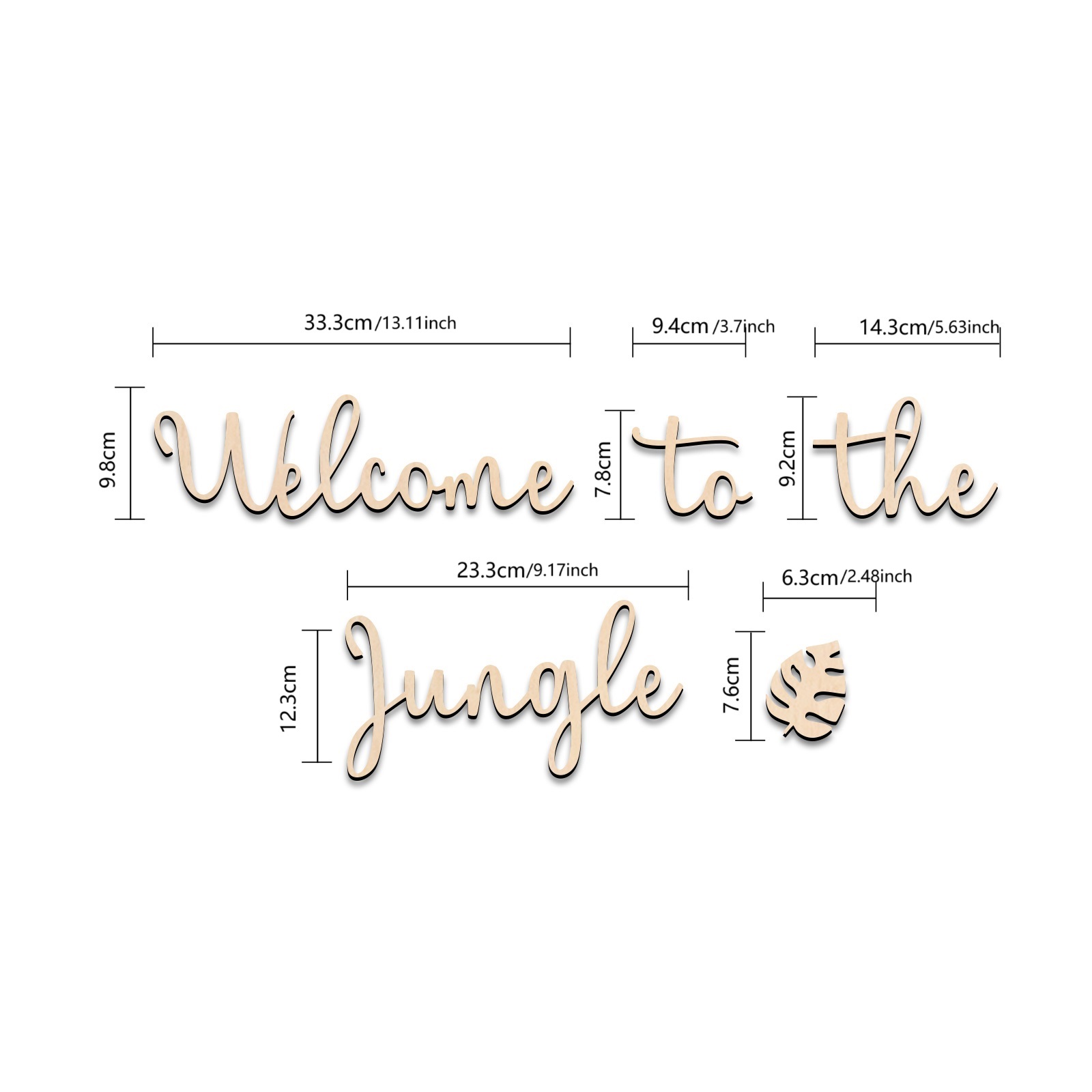 Selamat Datang di Jungle Woode - Baby Nursery Sign ulasan dan harga