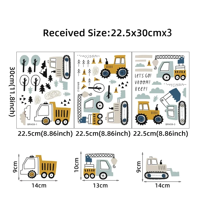 Gambar tangan lucu mobil truk  - Baby Nursery Wallpaper ulasan dan harga