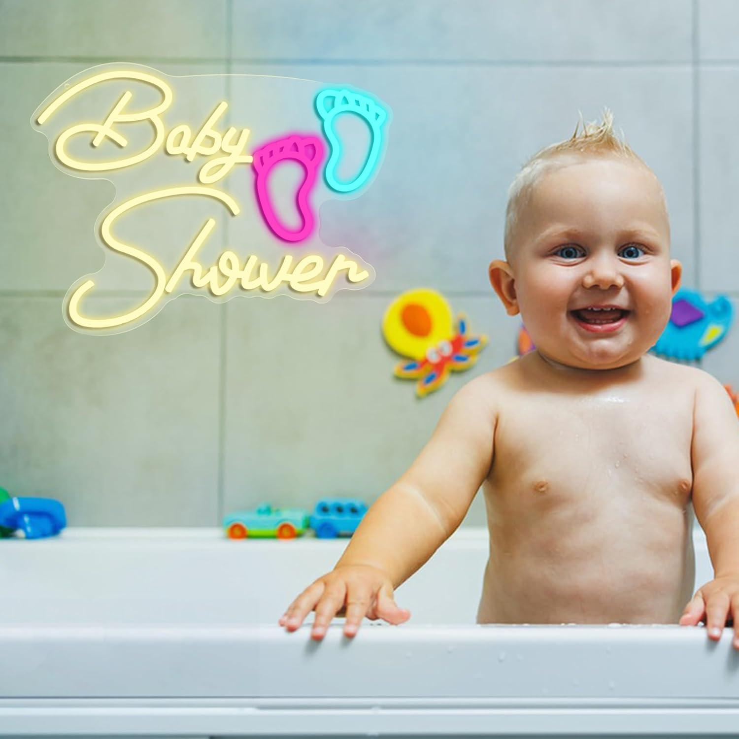Lampu Neon Baby Shower USB LED - Baby Nursery Wall Lights ulasan dan harga