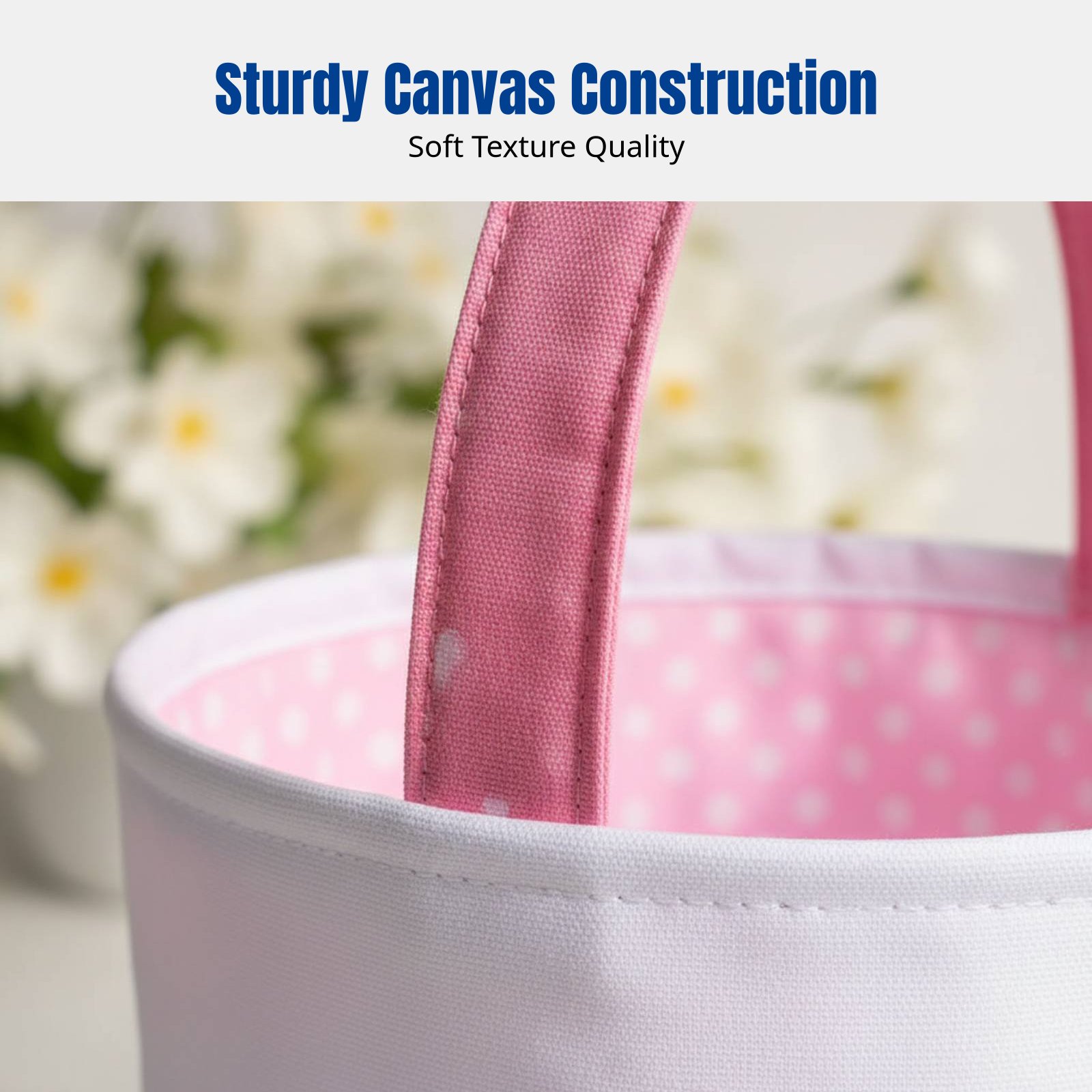 Keranjang Paskah Kanvas Sublim - Storage Basket Fabric ulasan dan harga