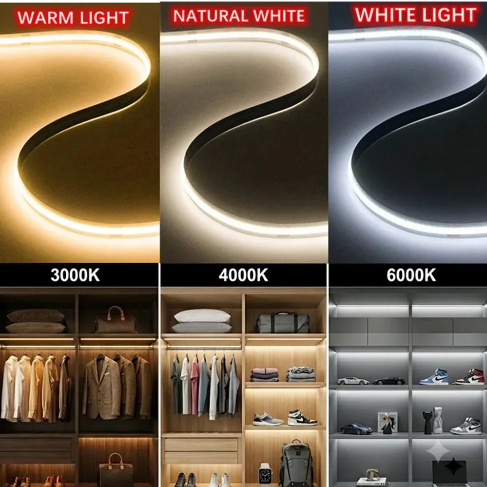 Baterai 3AA 5V COB LED Strip 8 - Drawer Dresser White ulasan dan harga