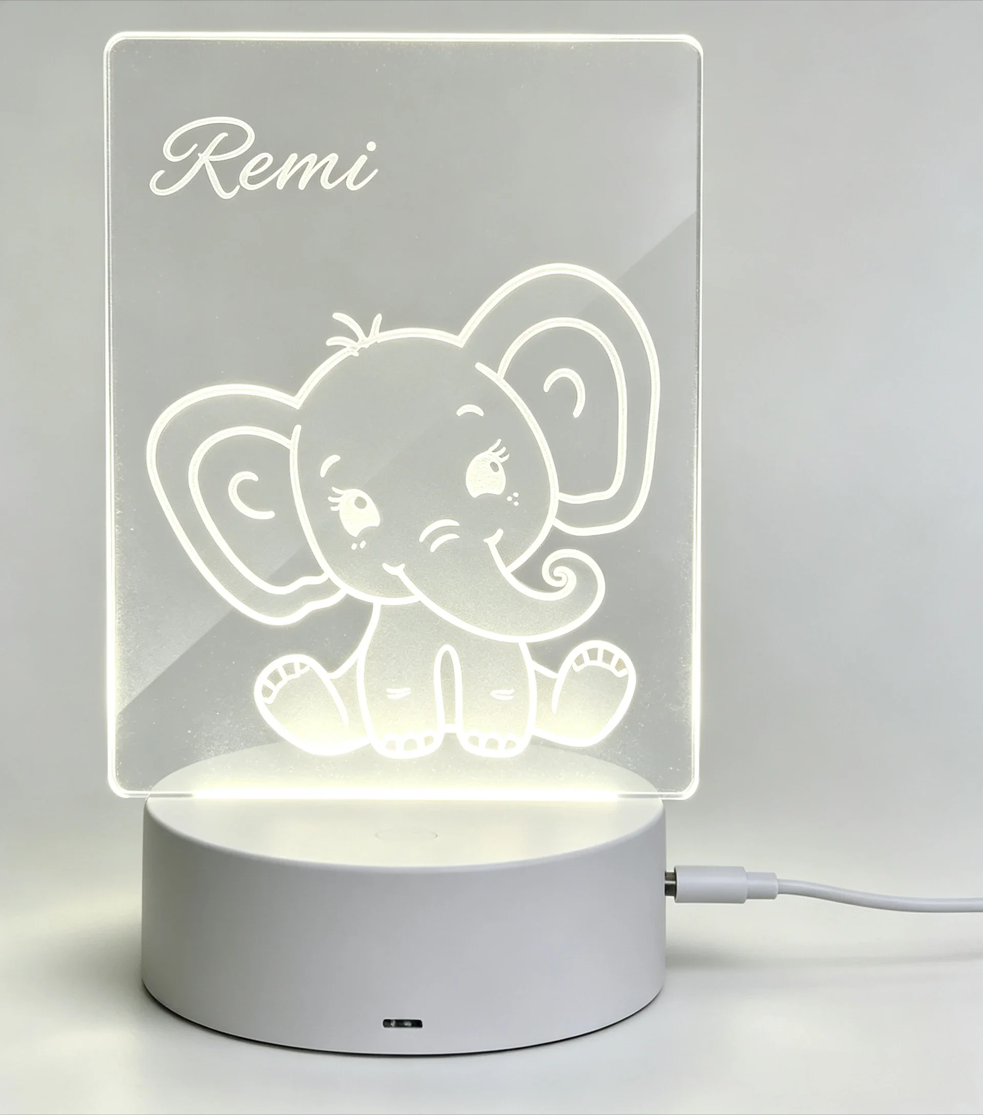 Lampu Tidur LED USB Akrilik Si - Baby Nursery Light ulasan dan harga