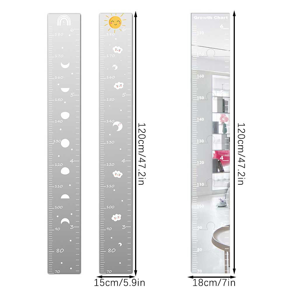 Cermin Grafik Pertumbuhan Untu - Growth Chart Ruler ulasan dan harga