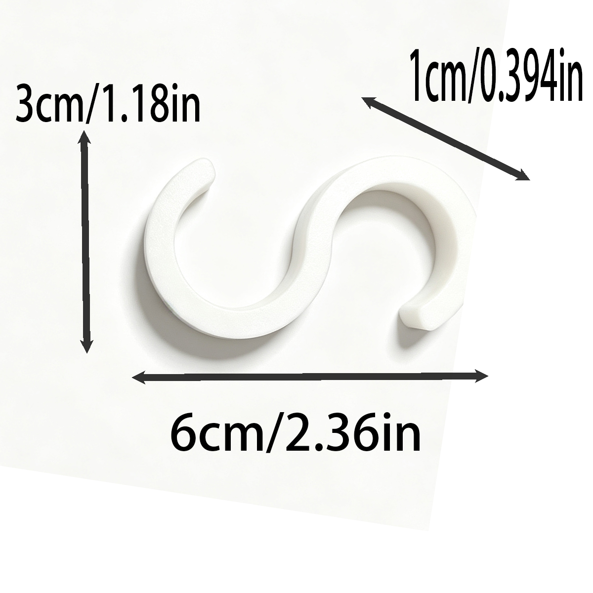 5 Buah Gantungan Bentuk S Warn - Drawer Dresser White ulasan dan harga