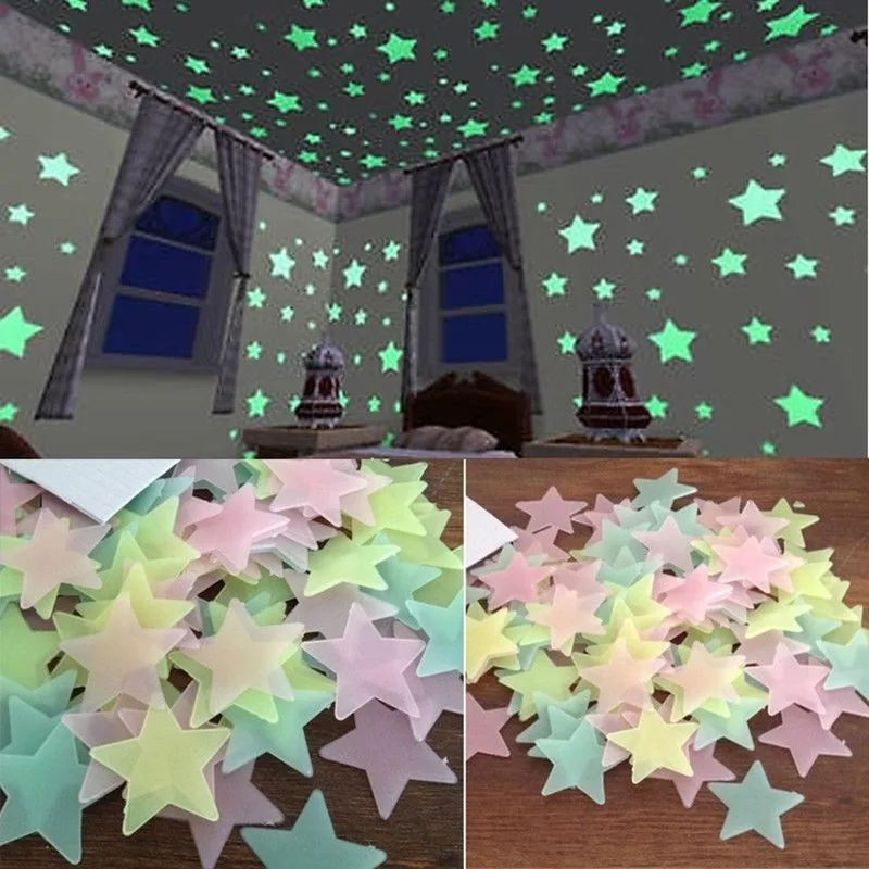 100 Buah Stiker Dinding Bintan - Baby Nursery Decals ulasan dan harga