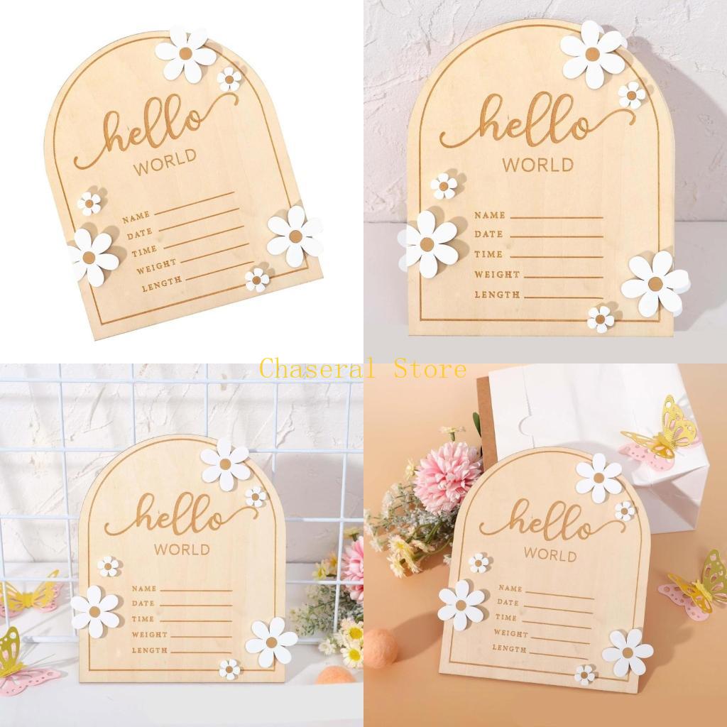E7CE Tanda Plakat Nama Kayu un - Baby Nursery Sign ulasan dan harga